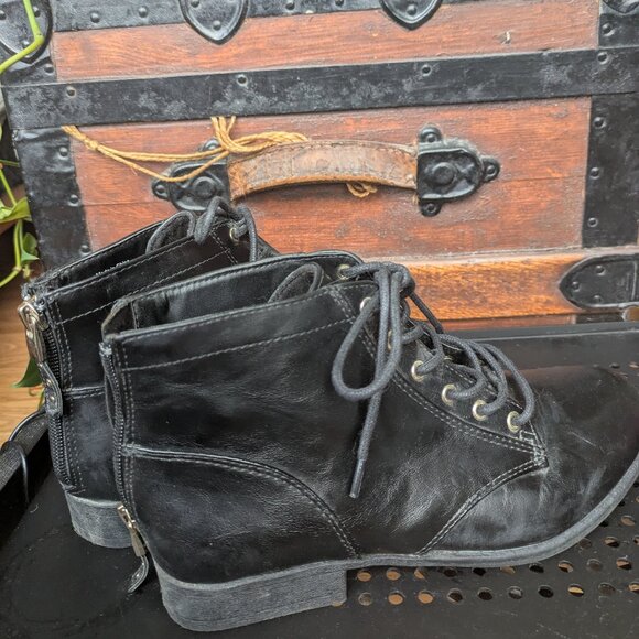 Call it Spring Black Leather Booties - Picture 9 of 9